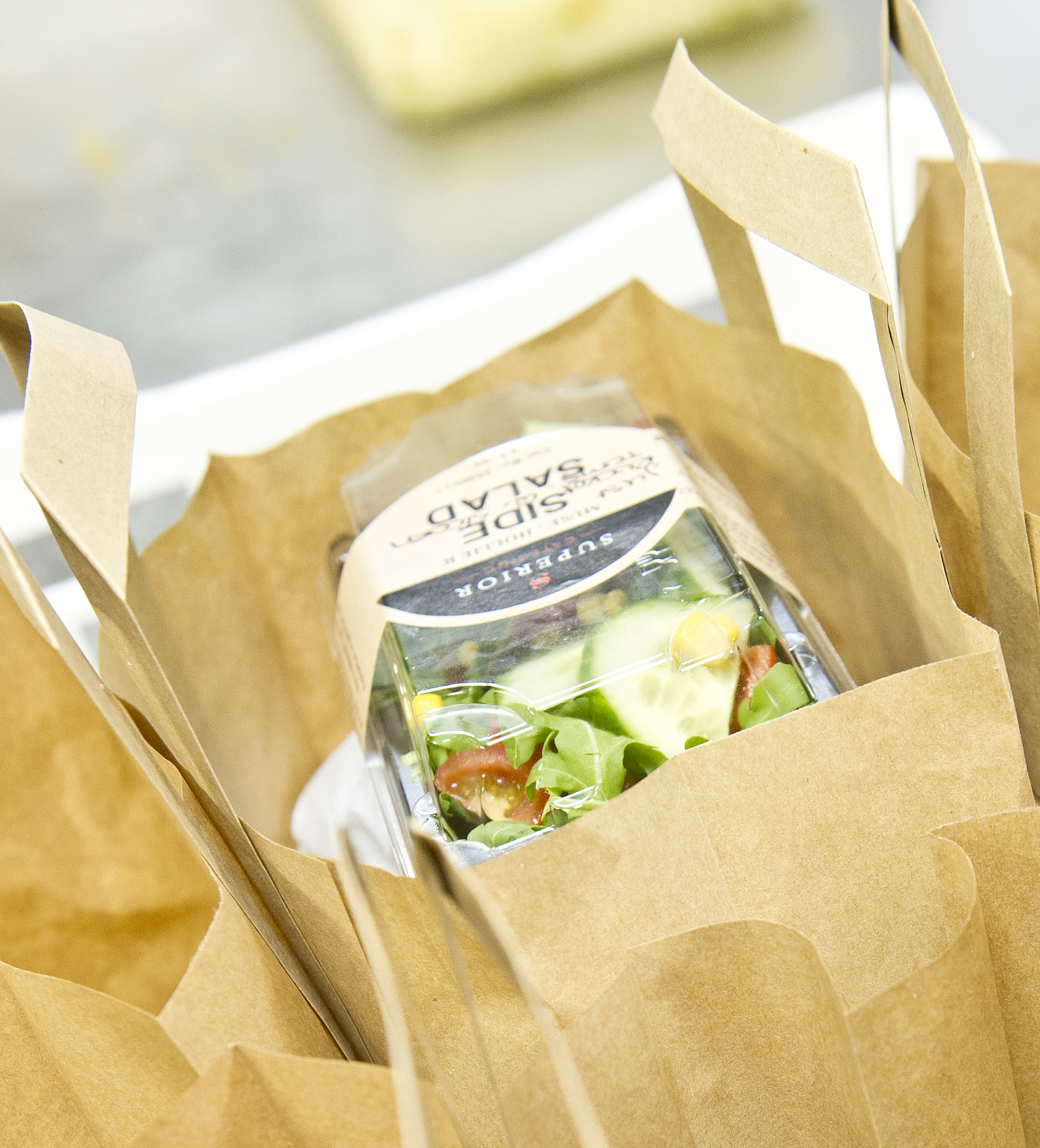 Lunch bags ready for delivery