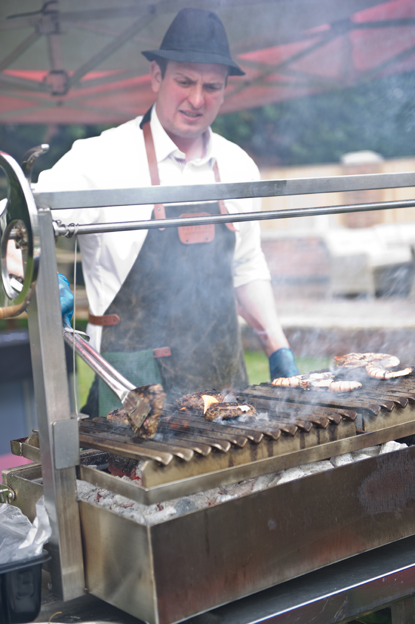 Outdoor bbq grilling